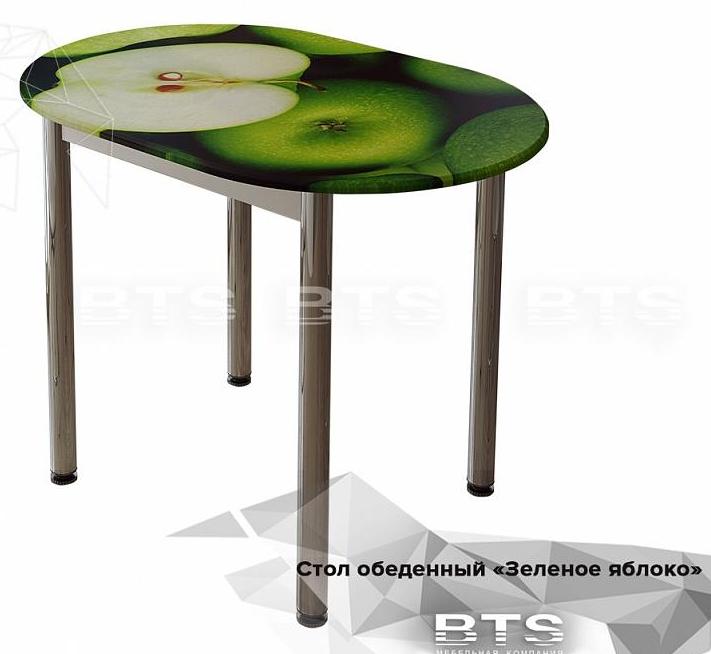 Обеденный стол с принтом (БТС) Зеленое яблоко