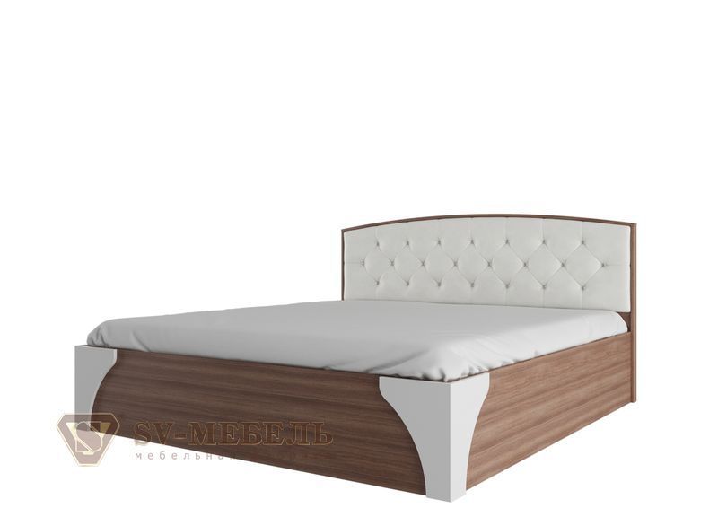Кровать 1,6 м Спальня Лагуна 7 (SV мебель)