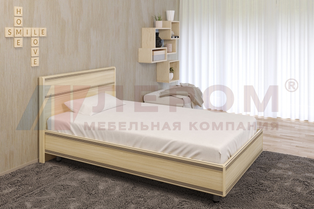Кровать КР-2001 (1,2х2,0) Спальня Карина (Лером)