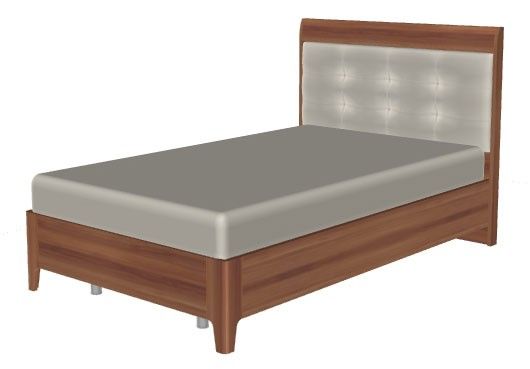 Кровать КР-2071 (1,2х2,0) Спальня Мелисса (Лером)