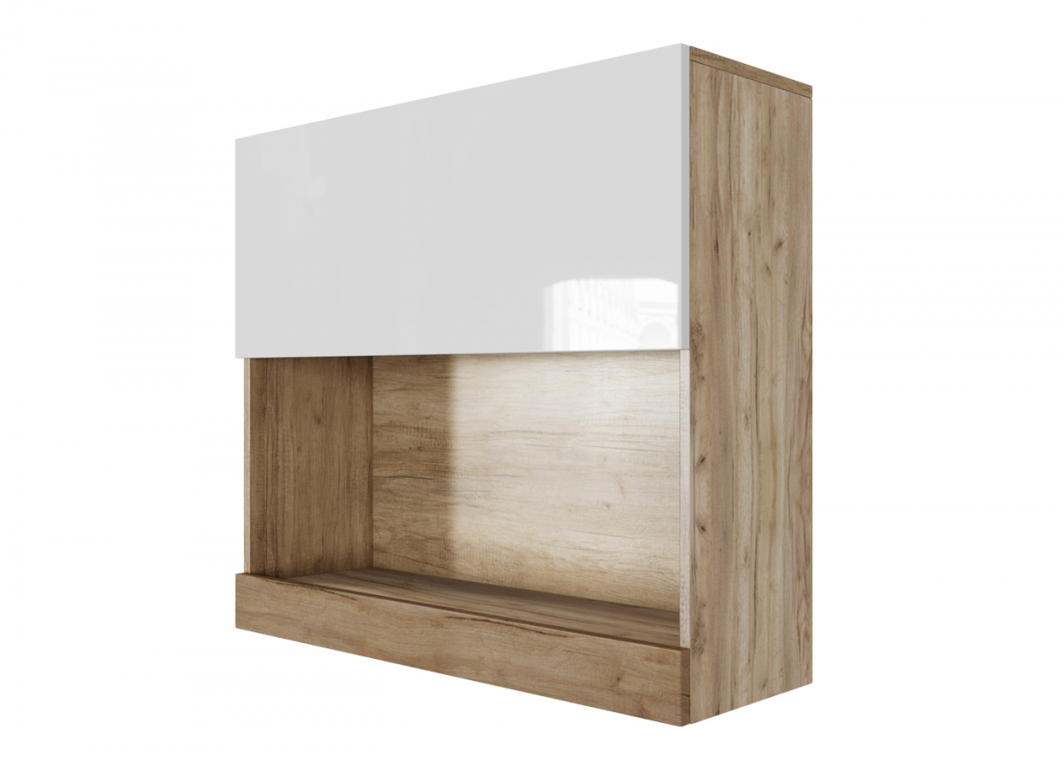 Шкаф навесной (горизонтальный 800) Ницца (SV мебель)