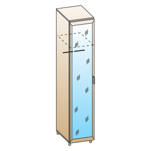 Шкаф ШК-1827 Спальня Мелисса (Лером)