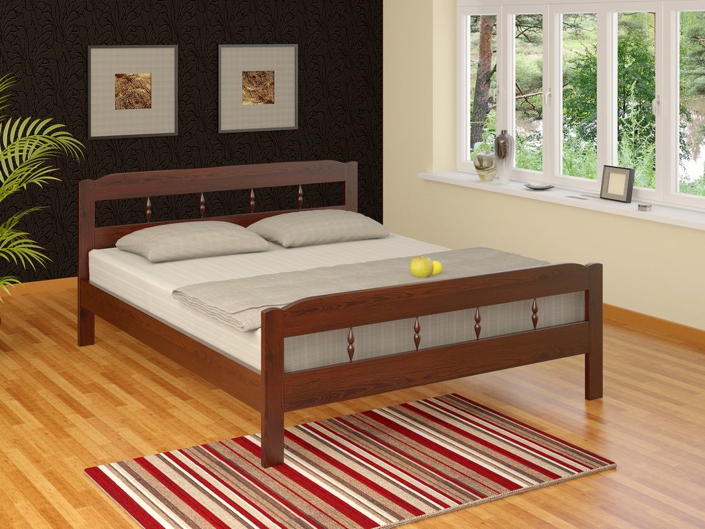 Кровать деревянная Дачная