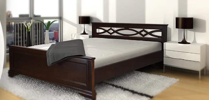 Кровать деревянная Лира