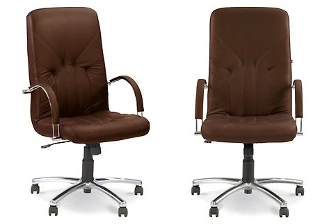 Кресло MANAGER steel chrome (Новый стиль)